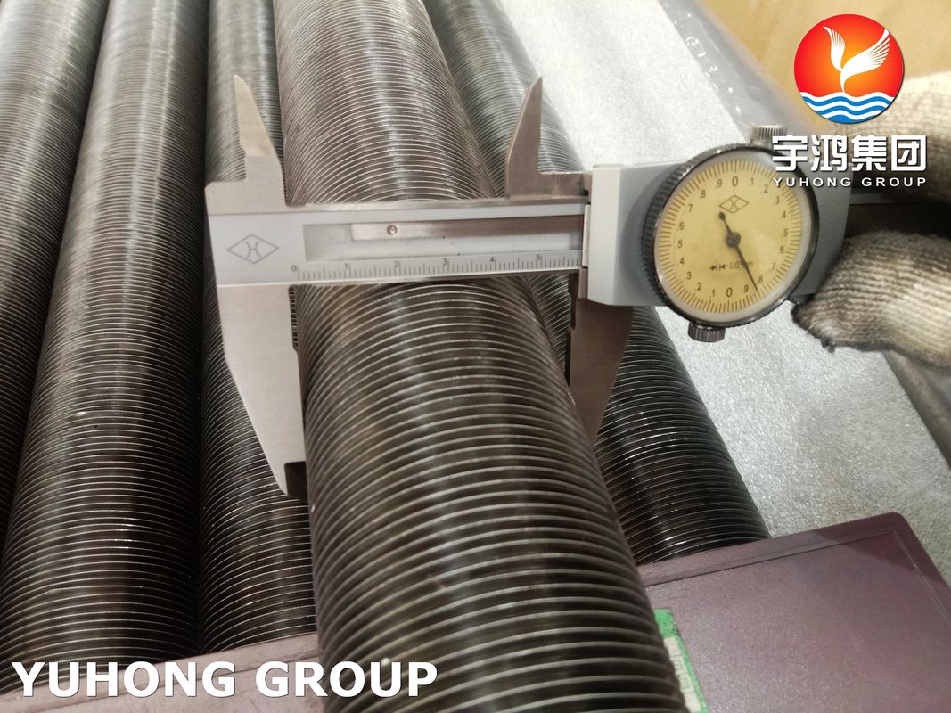 Monel 400 Embedded G Fin Tube Nickel Alloy Steel Bare Tube For Seawater Evaporator