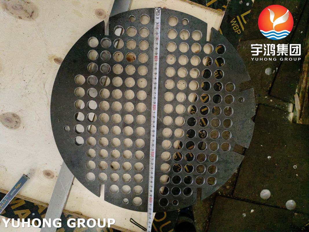 ASME SA36 Carbon Steel Plate Baffle For Tube Bundle Or Heat Exchanger Application