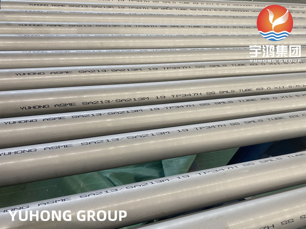ASME SA213 TP347H Stainless Steel Boiler Tube For Fired Heater Radiant Section Application