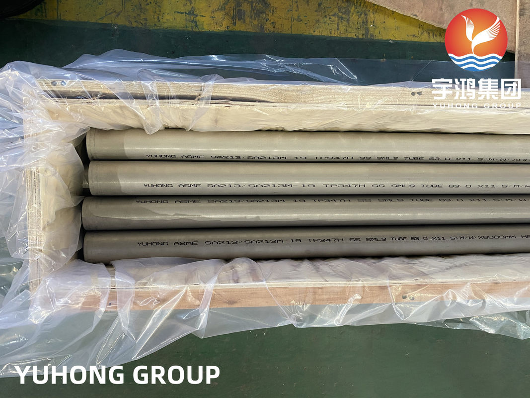 ASME SA213 TP347H Stainless Steel Boiler Tube For Fired Heater Radiant Section Application