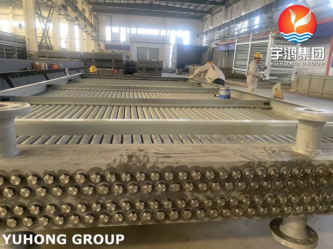 Air Cooler Tube Bundle ASME SB163 Monel 400 Seamless Tube With Aluminum Extruded Type Fin