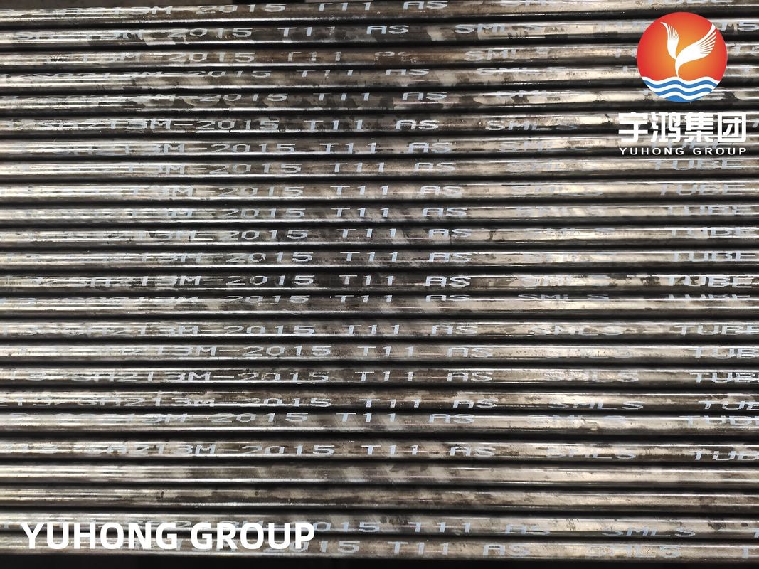 A213 T11 / 13CrMo4-5 Seamless Boiler Tubes Low Alloy Ferritic Steel Tube For Power Plant
