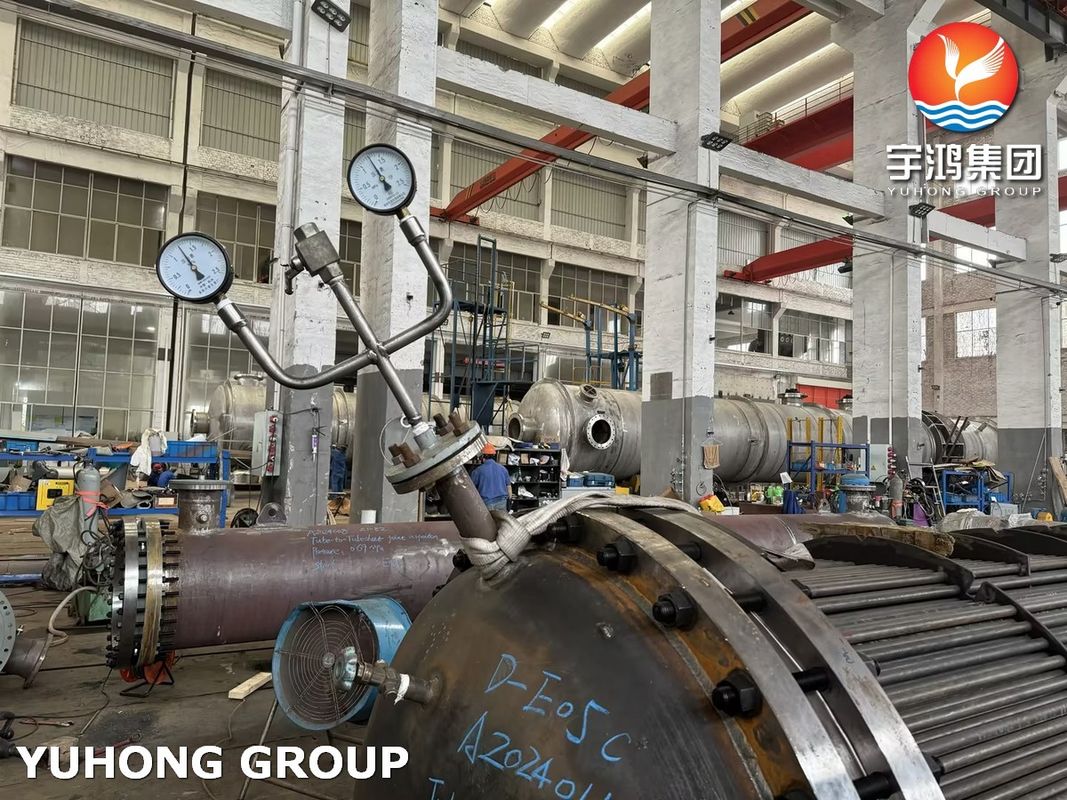 TEMA Certified Heat Exchanger SA249 TP304 Stainless Steel Welded Tubes for Flue Gas Scrubbers