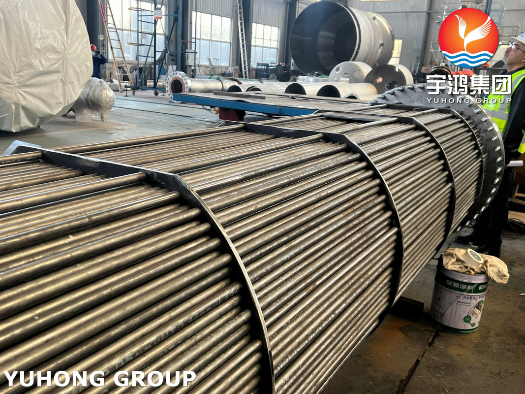 TEMA Certified Heat Exchanger SA249 TP304 Stainless Steel Welded Tubes for Flue Gas Scrubbers