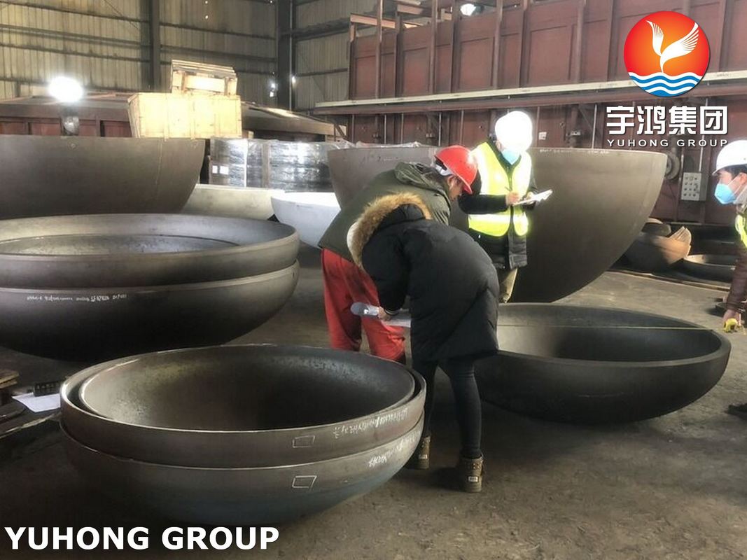 ASTM A234 P22 CL3 Carbon Alloy Steel Cap Customized Design For Pressure Equipment Components