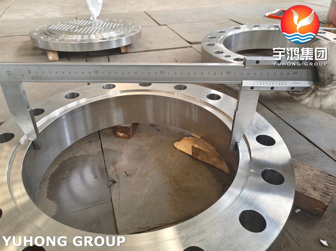 Customized A182 F304 Stainless Steel Body Flange with High-Temperature Performance for Shell and Tube Heat Exchangers