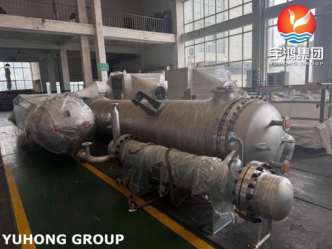 ASME Certificated Shell And Tube Type Heat Exchanger Fixed Tubeplate Type for Water Heater