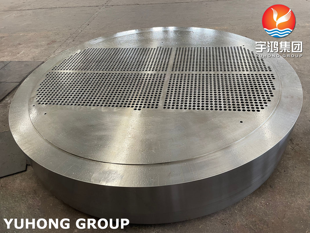 ASME SA182 Forged Tube Sheet for Shell and Tube Heat Exchanger with Fixed and Floating Tube Sheets Customized to Design