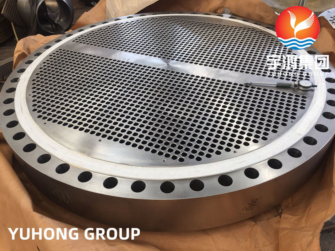 ASME SA182 Forged Tube Sheet for Shell and Tube Heat Exchanger with Fixed and Floating Tube Sheets Customized to Design