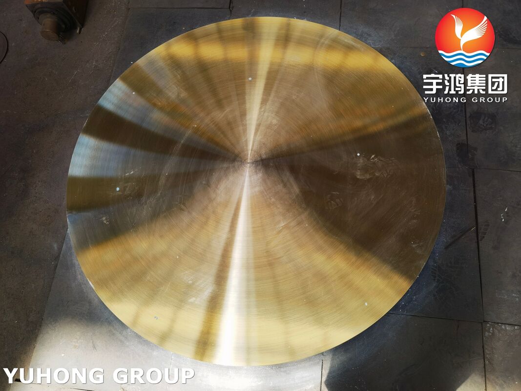 ASME SB171 C61400 Copper Forged Disc for Pressure Vessel Parts with Superior Corrosion Resistance