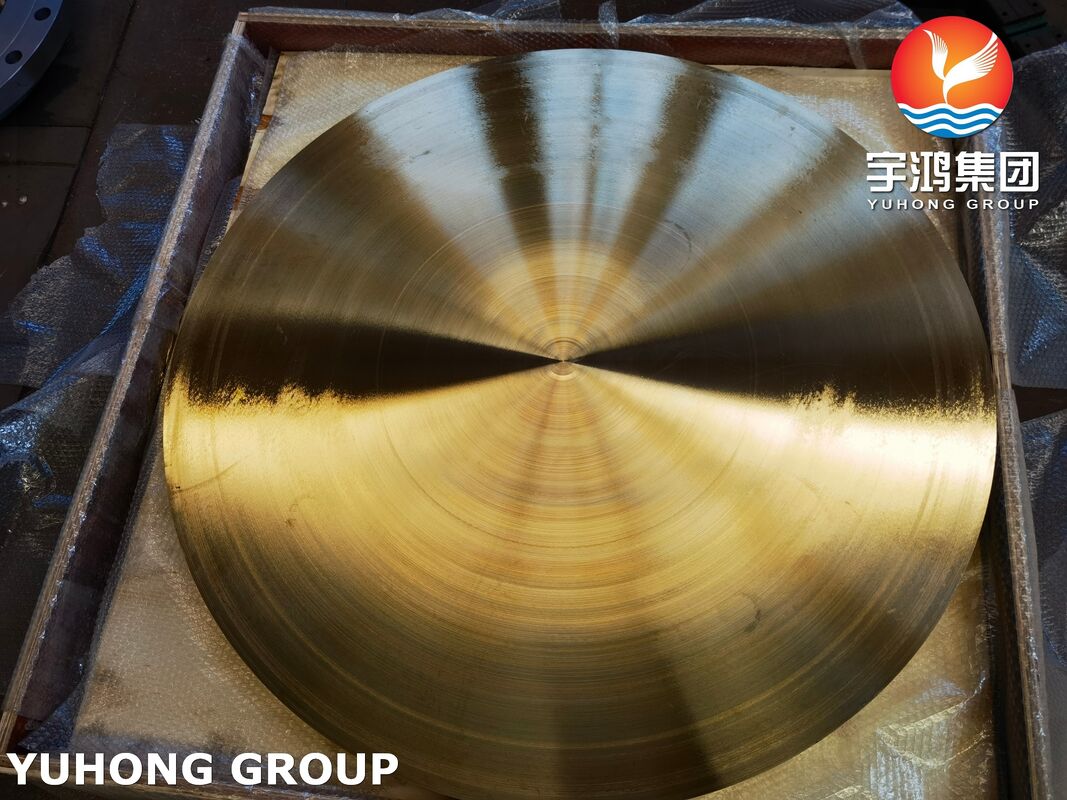 ASME SB171 C61400 Copper Forged Disc for Pressure Vessel Parts with Superior Corrosion Resistance