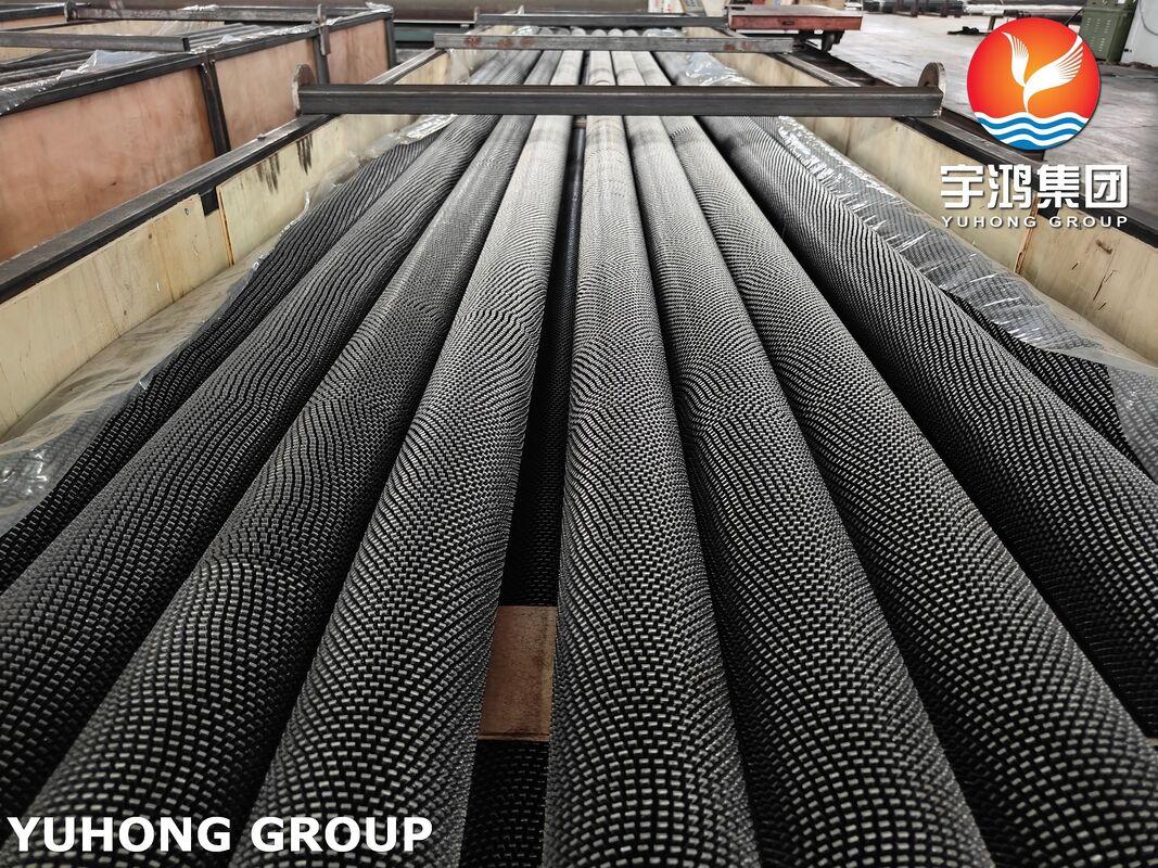 ASTM A335 P22 High Frequency Welded Serrated Spiral Fin Tube for Heat Exchangers & Boilers