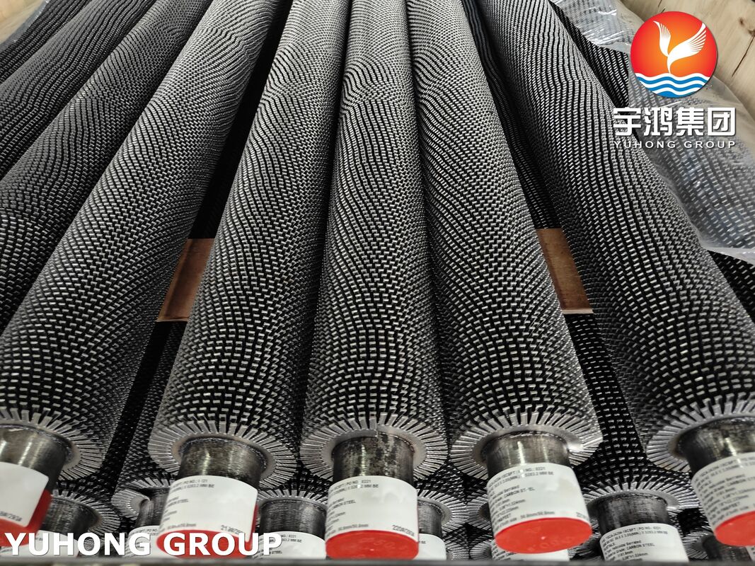 ASTM A335 P22 High Frequency Welded Serrated Spiral Fin Tube for Heat Exchangers & Boilers