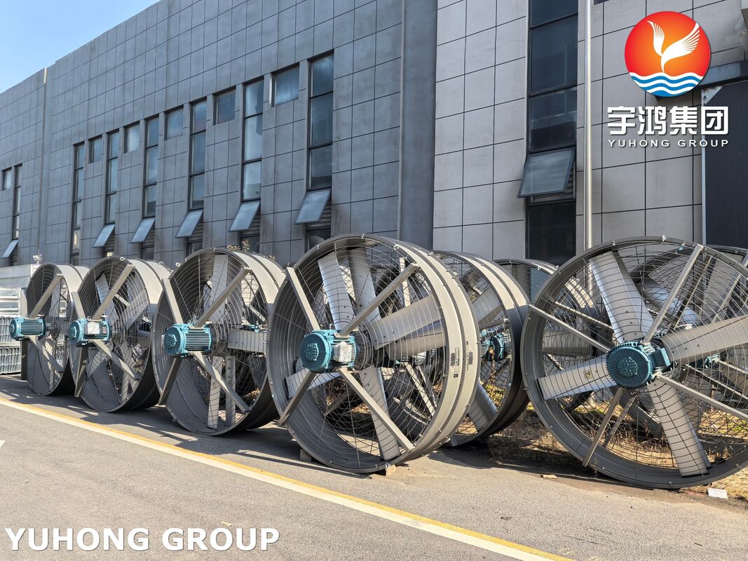 API 661 Forced Draft Air Cooler Power Plant Heat Exchanger Forced Draft Type with  Easy Assembly