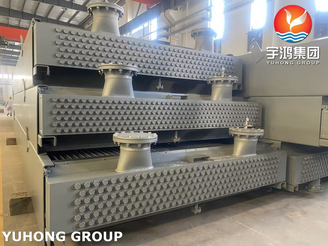 ASME SB163 Monel 400 Seamless Air Cooler Tube Bundle with A1060 Aluminum Extruded Fins for High-Corrosion Resistance