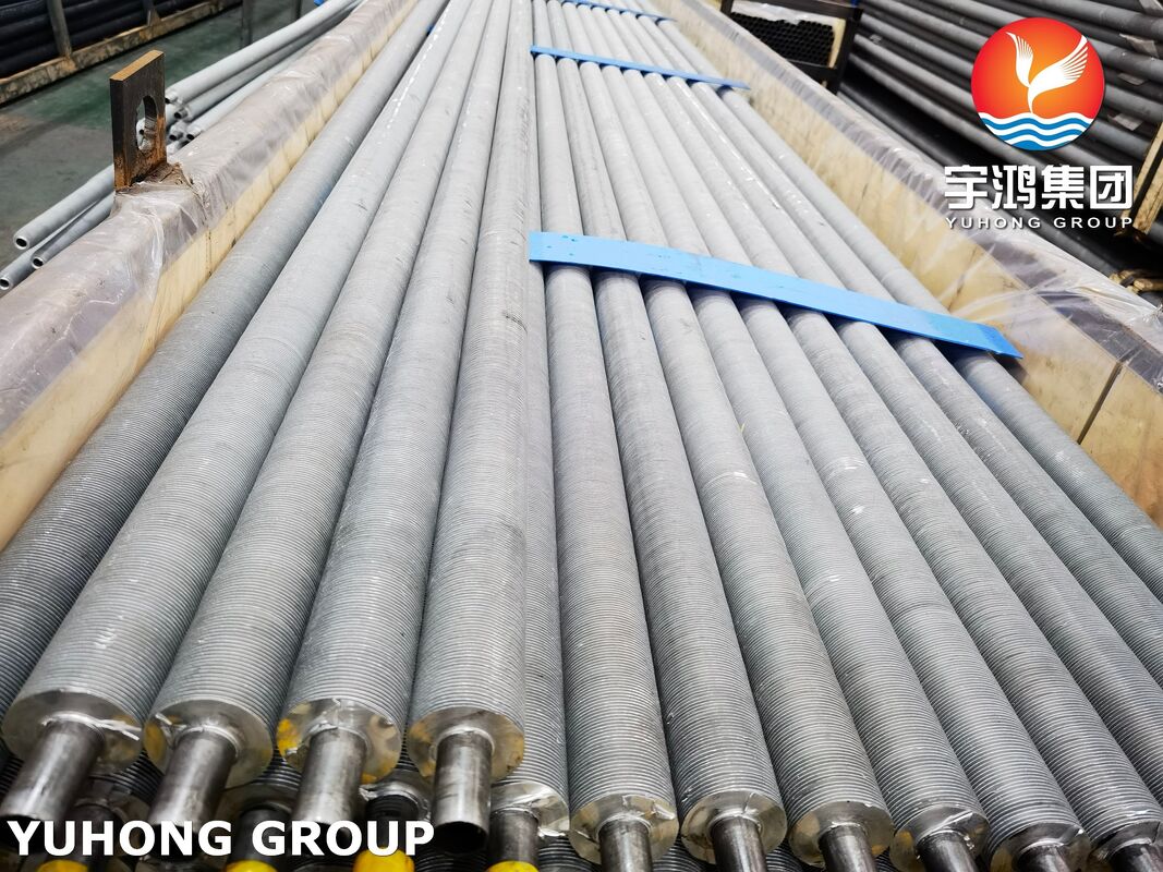 ASME SA179 Carbon Steel Tube with Aluminum Fins Extruded Fin Tube for Air Cooled Heat Exchangers