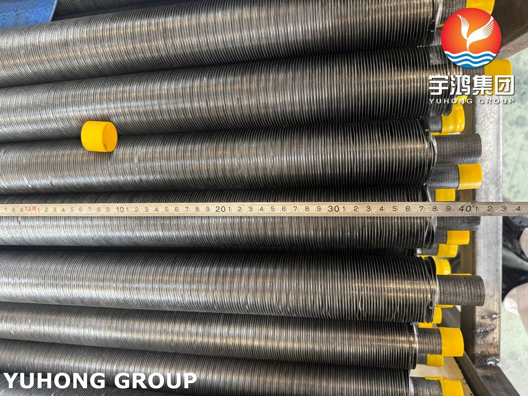SA179 Carbon Steel Wound KL Finned Tubes for Industrial Air Coolers in Power Generation