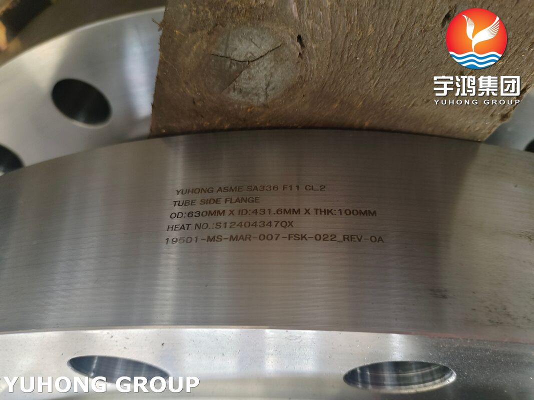 ASME SA336 F11 Cl2 alloy Steel Tube Side Flange For High temperature and high pressure environment
