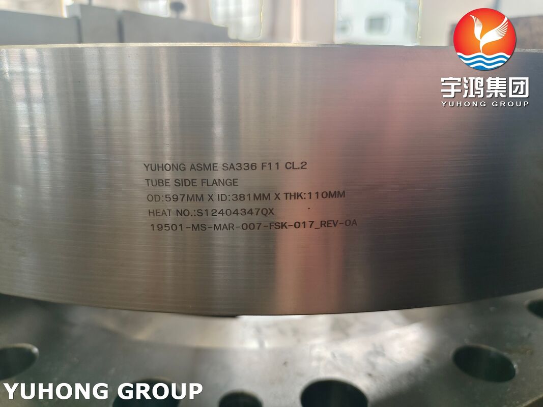 ASME SA336 F11 Cl2 alloy Steel Tube Side Flange For High temperature and high pressure environment