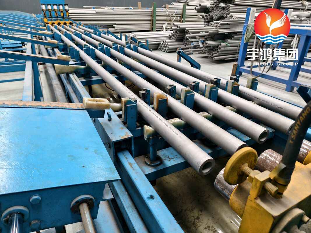 ASTM A312 Stainless Steel Seamless TP321H HFW Finned Tubes for Large Heat Transfer Equipment