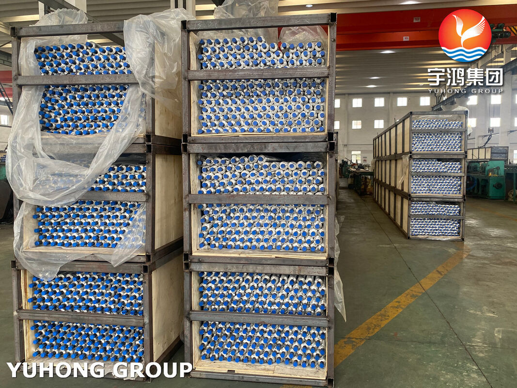Fin Tube For Air Cooled Heat Exchanger ASTM A179 Embedded Fin Type with Aluminium Strip