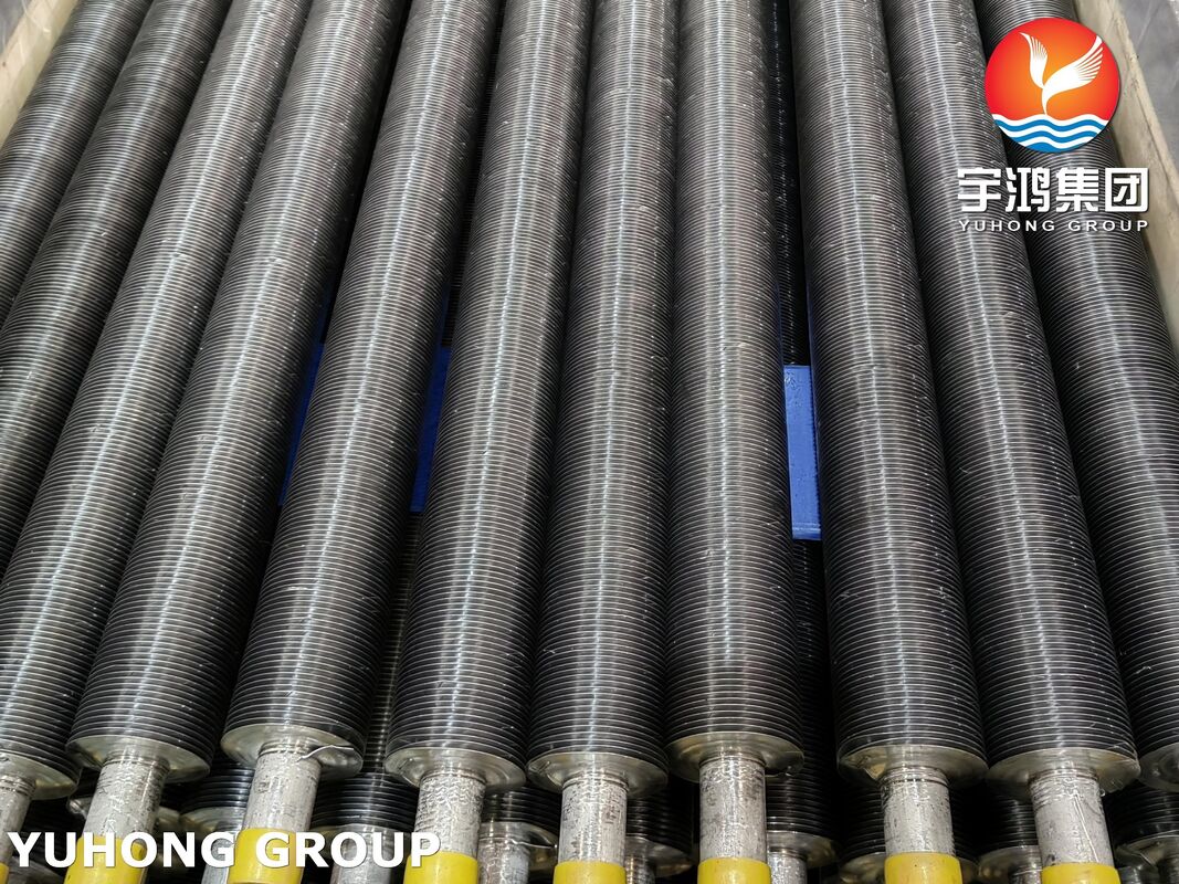 Fin Tube For Air Cooled Heat Exchanger ASTM A179 Embedded Fin Type with Aluminium Strip