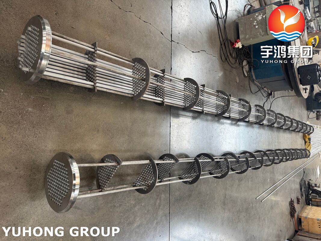 TEMA Tube Bundle for Heat Exchanger Fabricated with S32750, F53 Duplex Seamless Tubes And Tubesheet