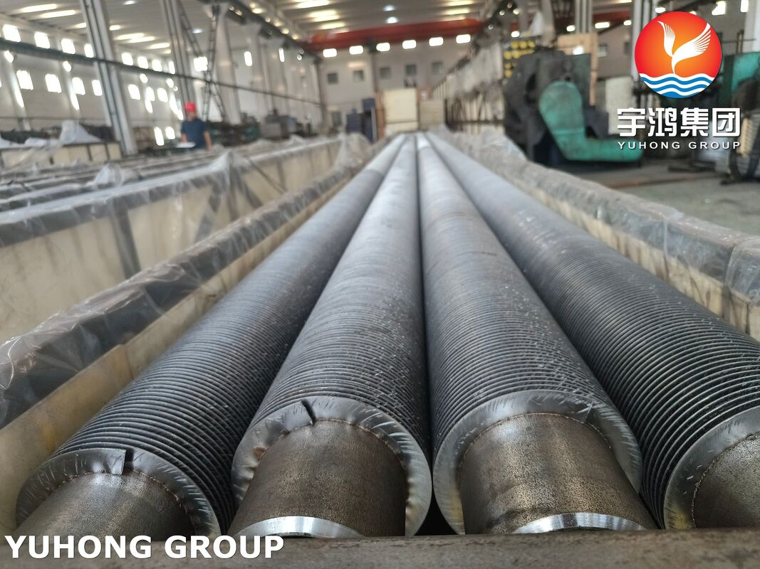 ASTM A335 Alloy Steel Seamless P22 HFW Finned Tubes for Petrochemical Industrial Furnace