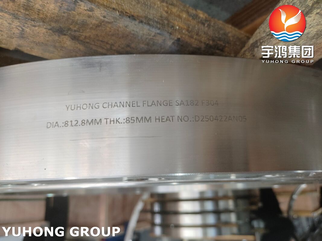 ASME SA182 F304 Heat Exchange Flange Stainless Steel Flanges Suitable For Medium To High Temperature