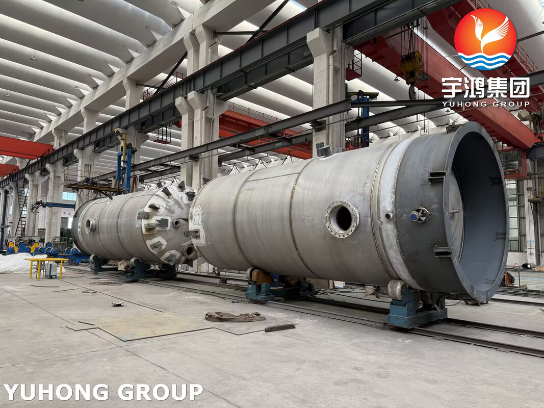 ASME GAS GAS SA270 L7 Shell and TP304L Tube Heat Exchangers for Pipeline Project