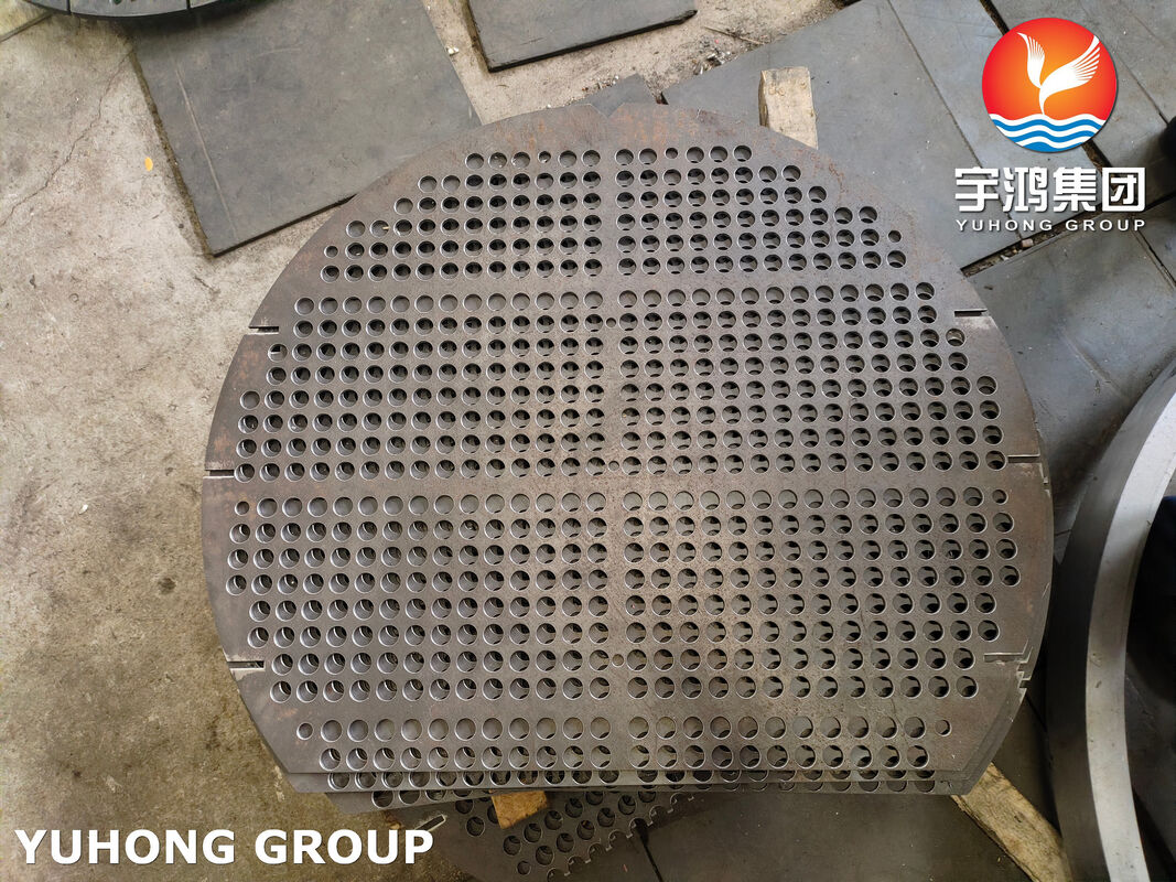 Heat Exchanger Baffle Plate Stainless Steel Asme SA240 SS304 Anti-Corrosion