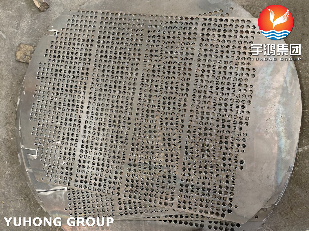 Heat Exchanger Baffle Plate Stainless Steel Asme SA240 SS304 Anti-Corrosion