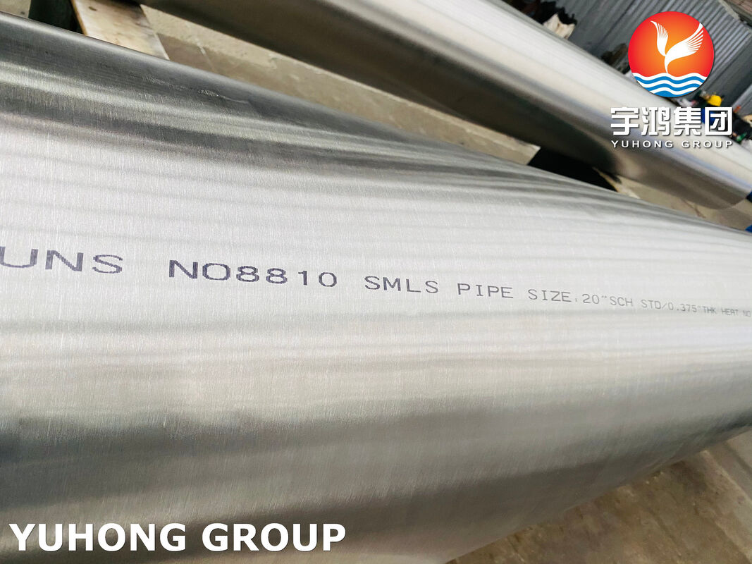 ASTM B407/ B409 N08811 800HT Seamless Pipe High Temperature Corrosion Resistant For Heat Exchange