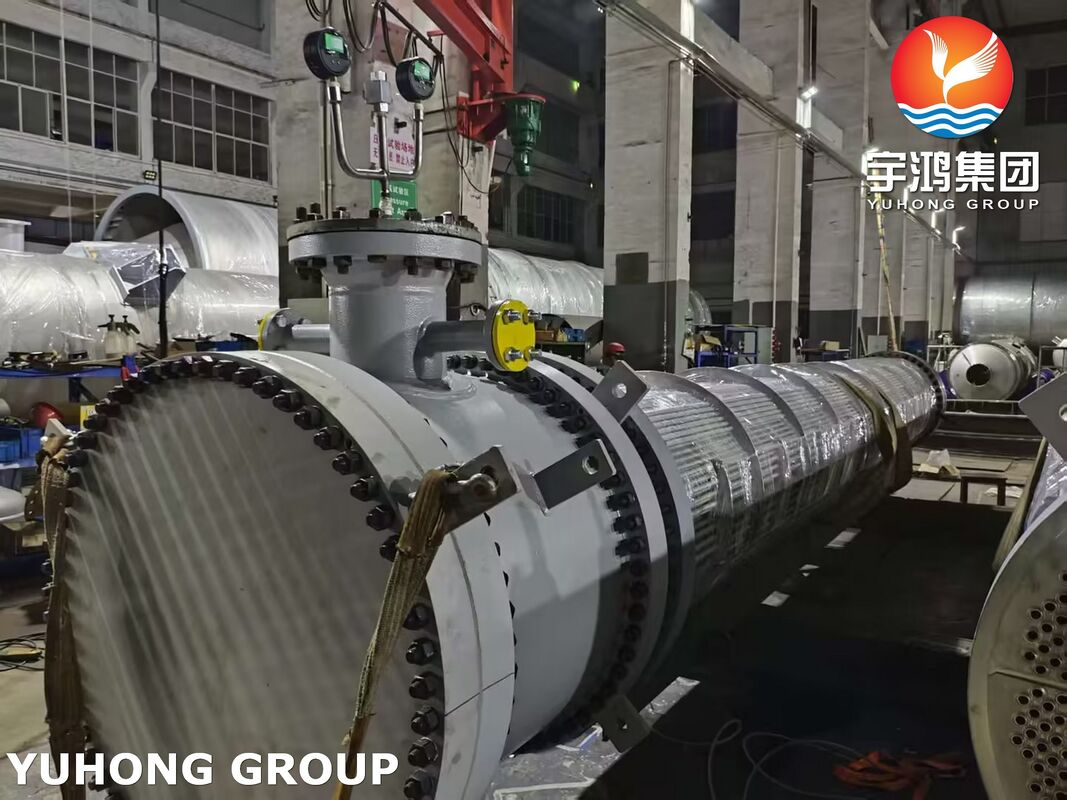 ASME Shell and Tube Heat Exchangers Chiller TP304L Tubes for Oil and gas industry