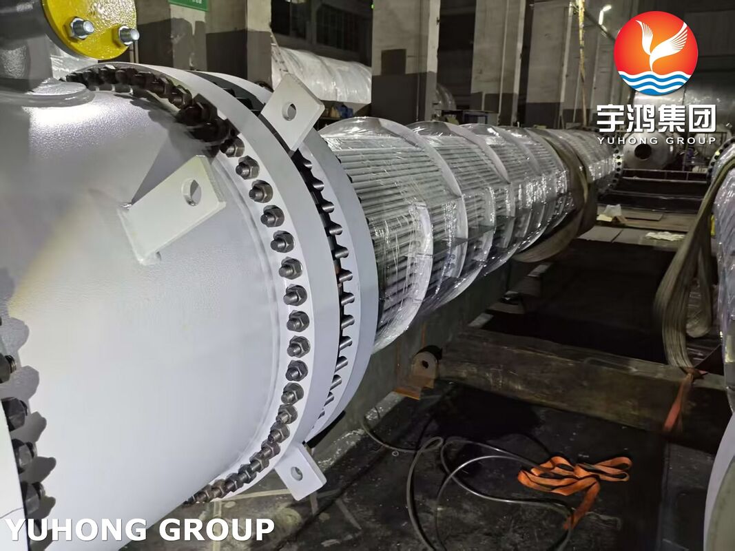 ASME Shell and Tube Heat Exchangers Chiller TP304L Tubes for Oil and gas industry
