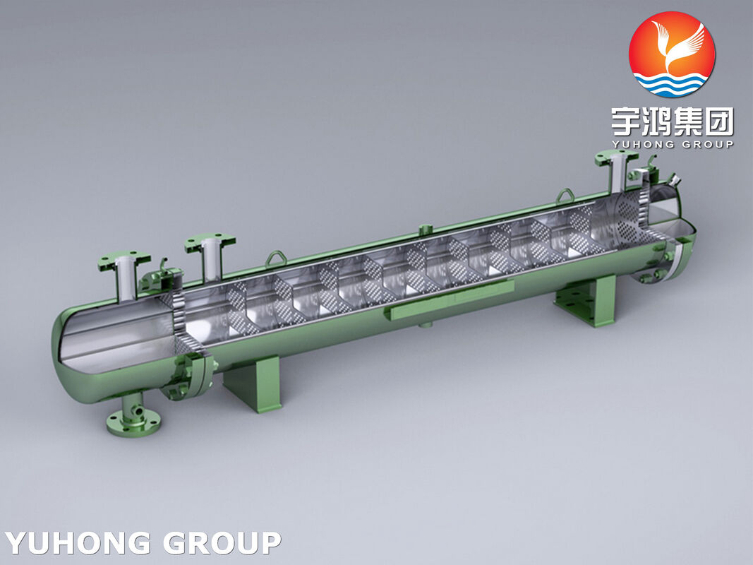 ASME SA516 GR.60 Shell and Tube Heat Exchangers for oil and gas industry