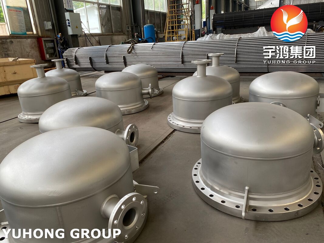 ASME Code Heat Exchanger Front Head Channel Box with A/B/C/D Type Options for Tube-Side Distribution