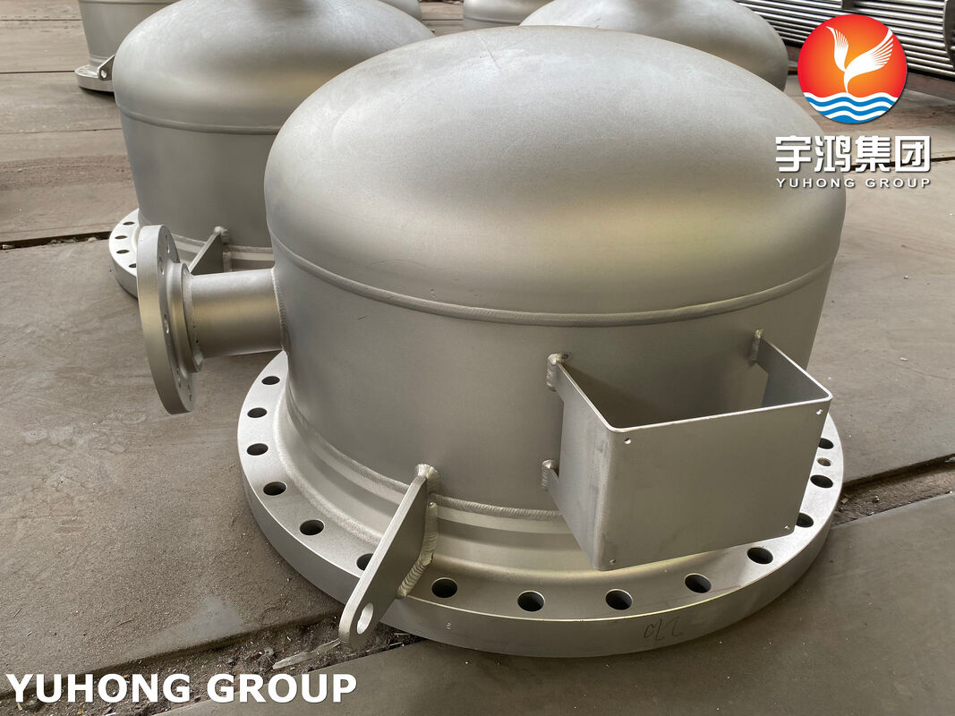 ASME Code Heat Exchanger Front Head Channel Box with A/B/C/D Type Options for Tube-Side Distribution