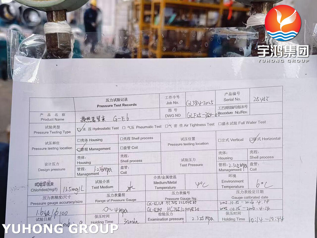 ASME SEC. VIII DIV.1 TEMA Type BEU TEMA Class R Heat exchangers for Oilfield surface facilities