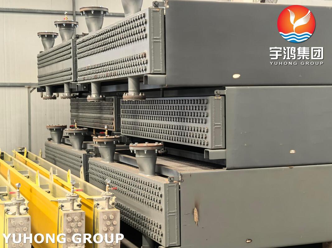 Industrial Air Cooled Heat Exchanger (Fin Fan Cooler) with ASME Code Custom Fabrication and Forced Draft / Induced Draft Design