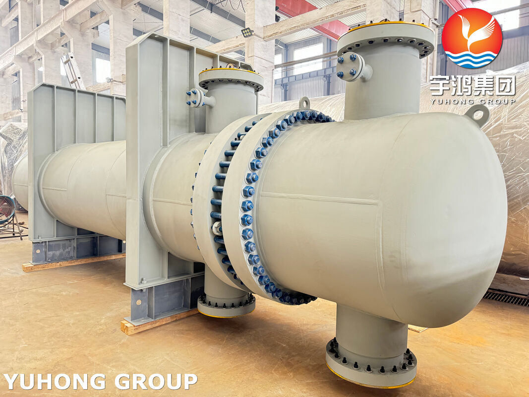 Stainless Steel Fixed Tube-Sheet Shell and Tube Heat Exchanger with ASME Section VIII, Div. 1 Design and High Corrosion Resistance