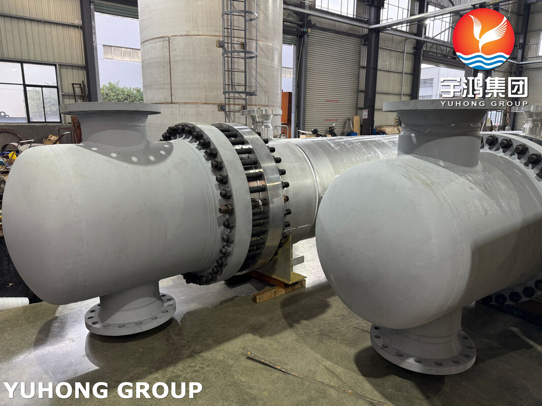 Floating Head Shell and Tube Heat Exchanger for Heavy Fouling Applications with Large Temperature Difference and High Corrosion Resistance
