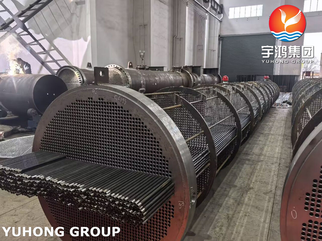 Carbon Steel Shell and Tube Heat Exchanger with Fixed Tubesheet Floating Head and U-Tube Designs for Industrial Applications