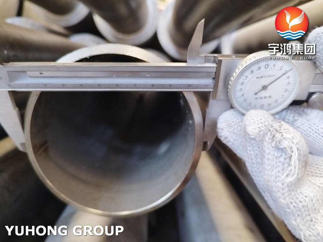 ASTM A312 Stainless Steel TP304 Serrated Finned Tubes For Superheaters In Recovery Systems