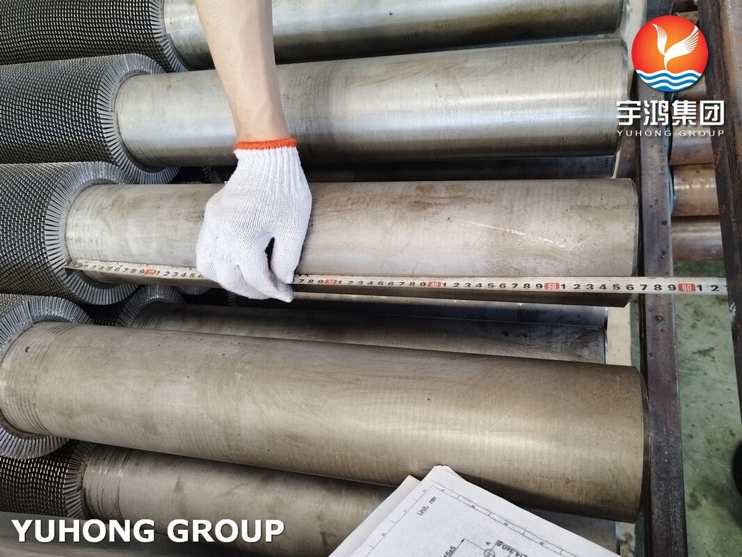 ASTM A312 Stainless Steel TP304 Serrated Finned Tubes For Superheaters In Recovery Systems