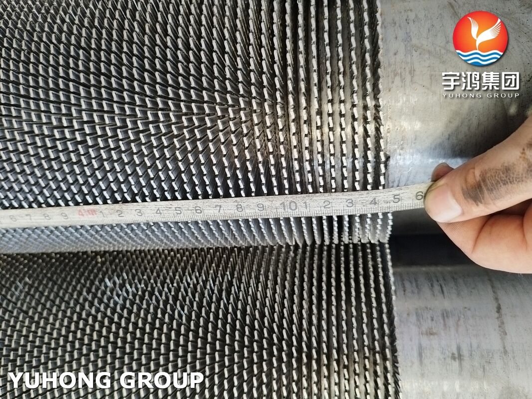 ASTM A312 Stainless Steel TP304 Serrated Finned Tubes For Superheaters In Recovery Systems