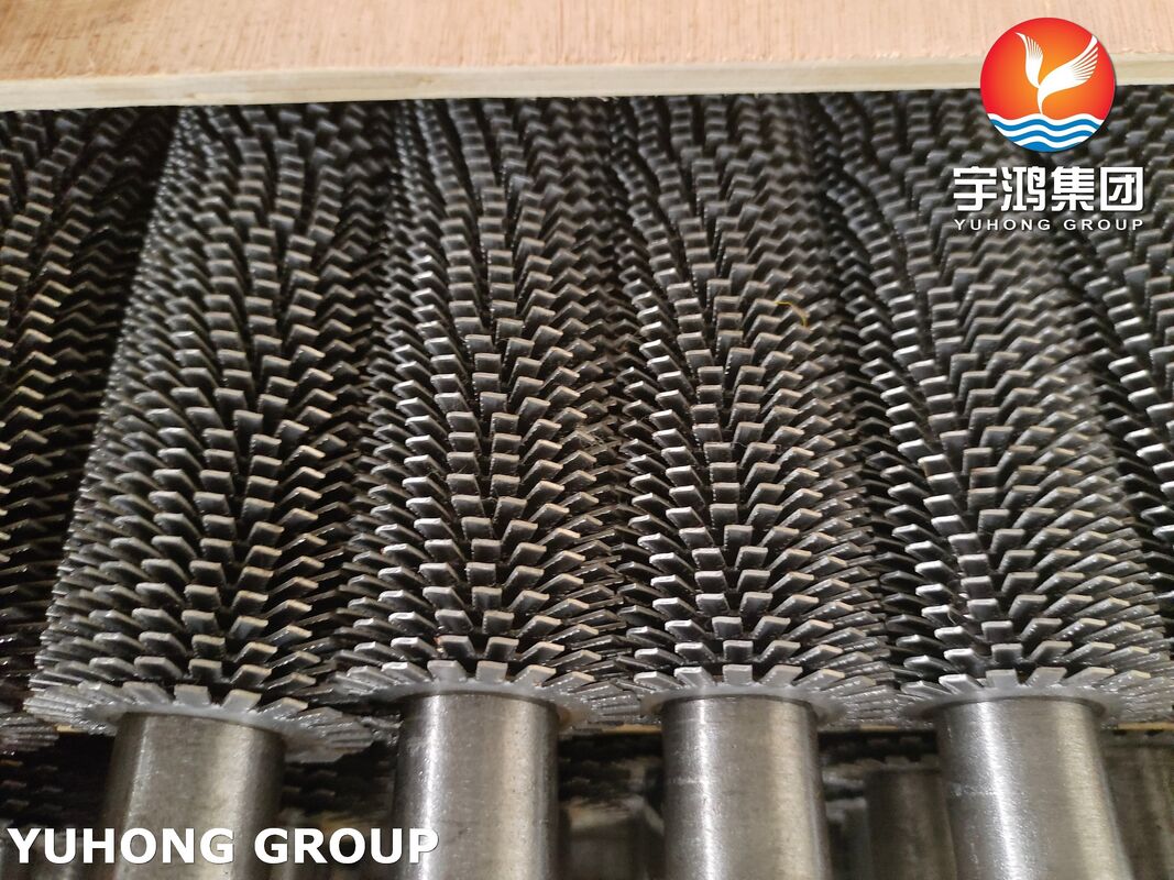ASTM A192 Carbon Steel Serrated Finned Tubes For Furnace Convection Section Heat Transfer