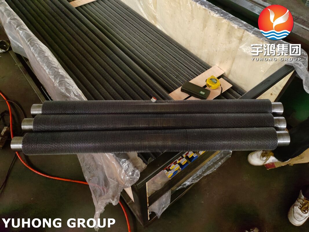 ASTM A192 Carbon Steel Serrated Finned Tubes For Furnace Convection Section Heat Transfer