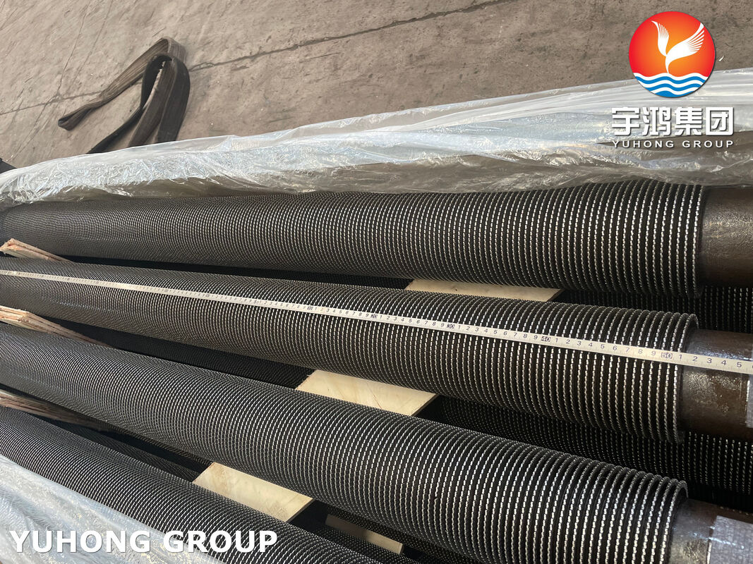 ASTM A335 P9 Alloy Steel Serrated Finned Tubes For High Temperature Boiler Superheaters