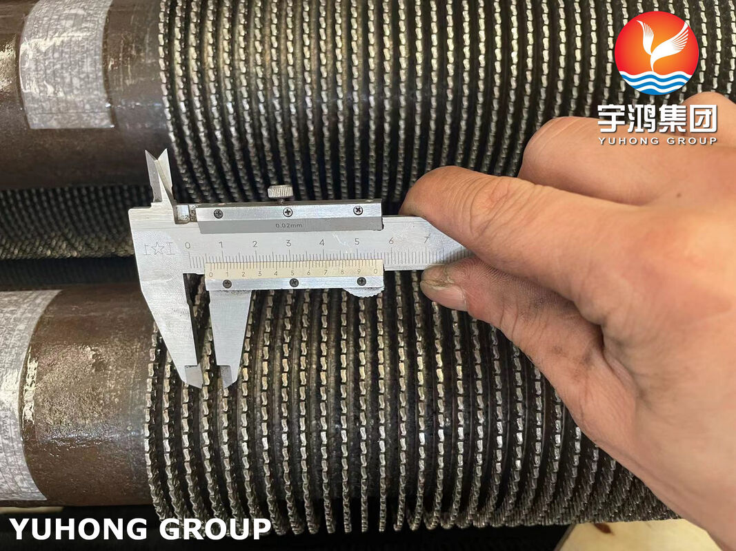 ASTM A335 P9 Alloy Steel Serrated Finned Tubes For High Temperature Boiler Superheaters